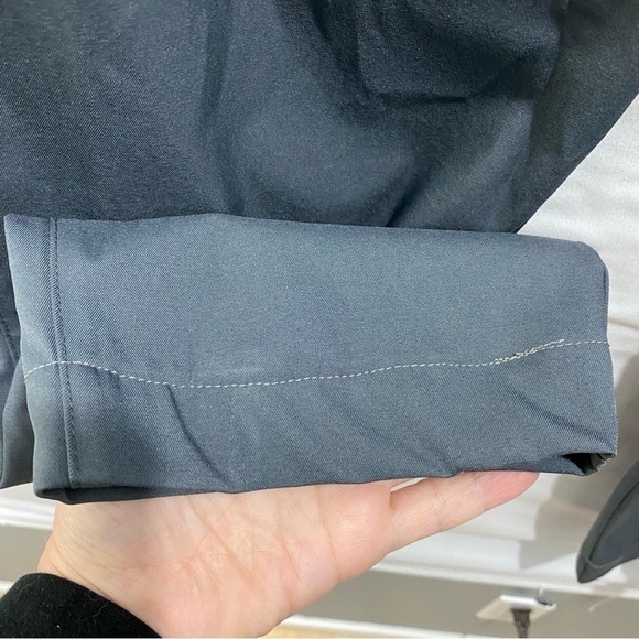 LOLE women’s grey athleisure zip up straight leg grey pants size 14 - Picture 8 of 16